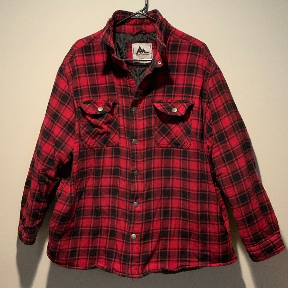 Men's Red Plaid Jacket
